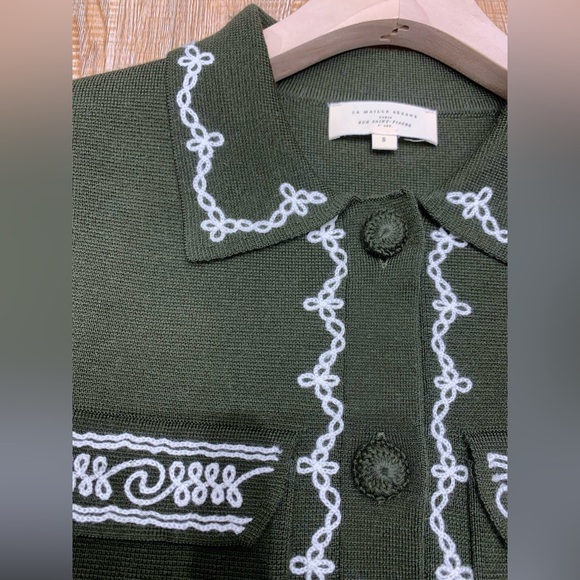 Sezane BETTY CARDIGAN - SÉZANE X BAZISZT $195 New without tag - Picture 6 of 13